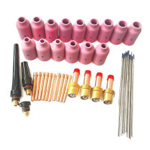 Tig cup welding torch and welding spare parts gas torch  argon ceramic nozzle